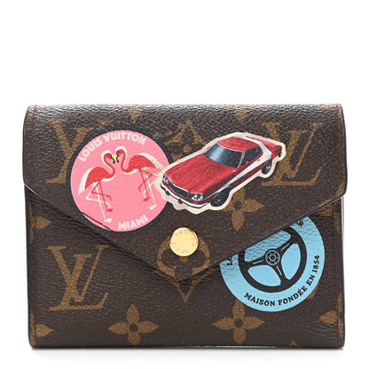 Louis Vuitton Monogram World Tour Victorine Wallet 1 of 8