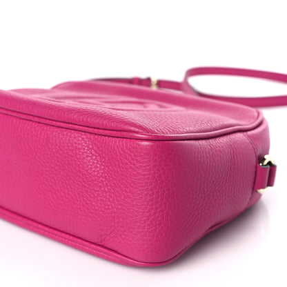 Gucci Cellarius Calfskin Small Soho Disco Bag Bright Bouganville 9 of 9