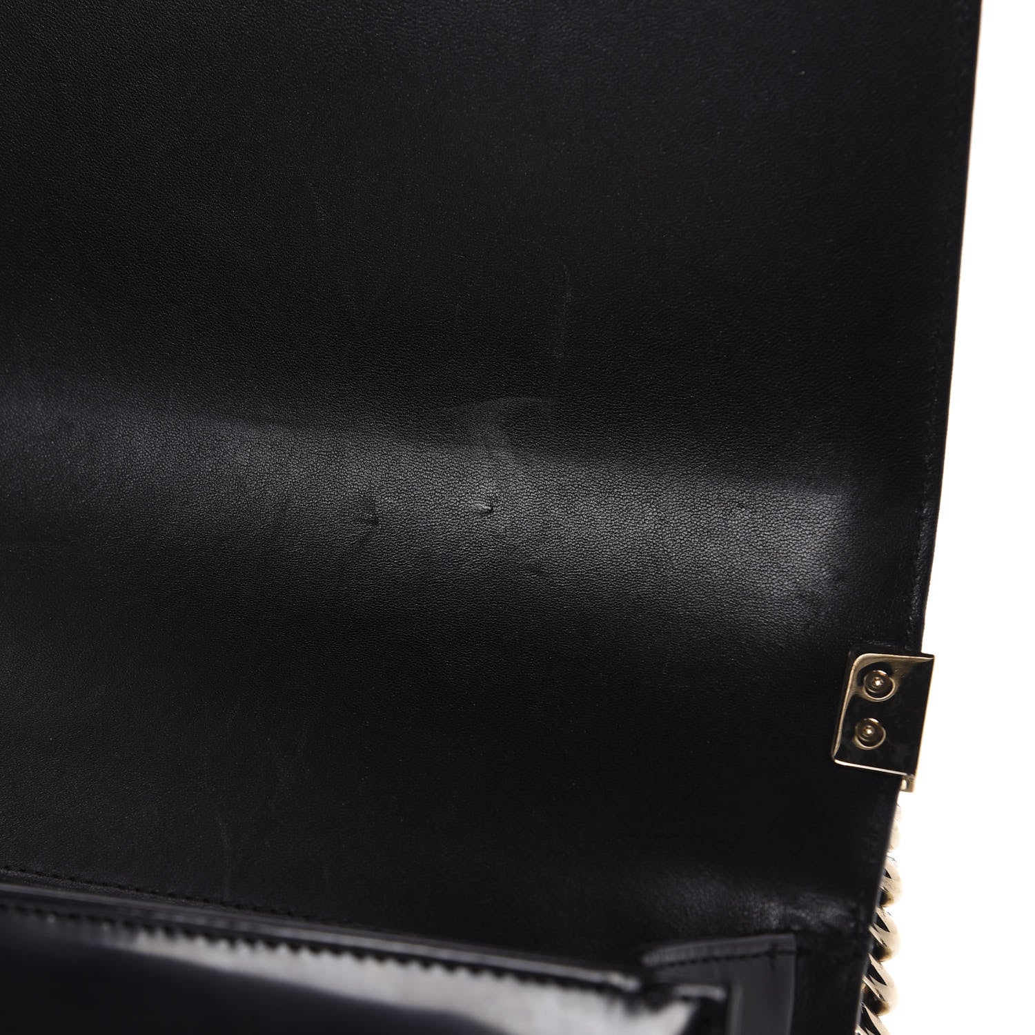 Chanel Iridescent Glazed Calfskin Quilted New Medium Boy Flap Black 10 of 11