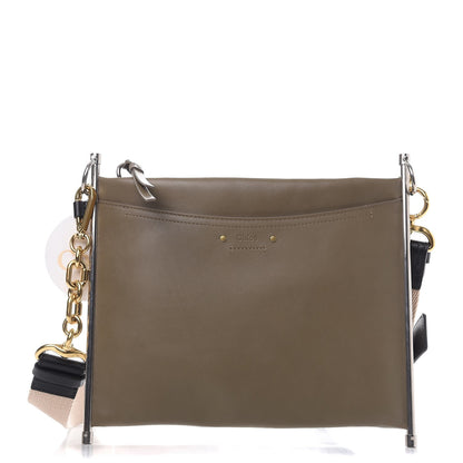 Chloe Smooth Calfskin Medium Roy Clutch Merino Grey 1 of 8