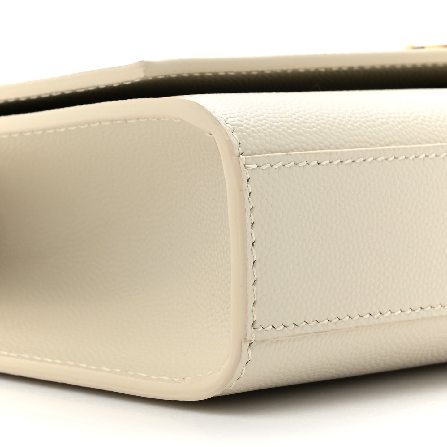 Grain De Poudre Medium Monogram Kate Satchel Crema Soft
