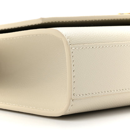 Saint Laurent Grain De Poudre Medium Monogram Kate Satchel Crema Soft 10 of 16