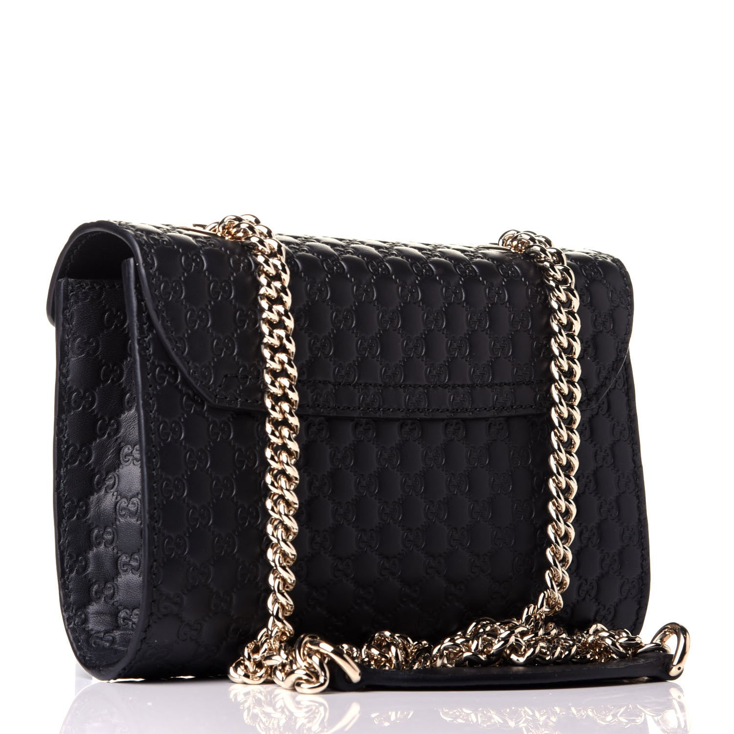 Gucci Microguccissima Mini Emily Shoulder Bag Black 3 of 9
