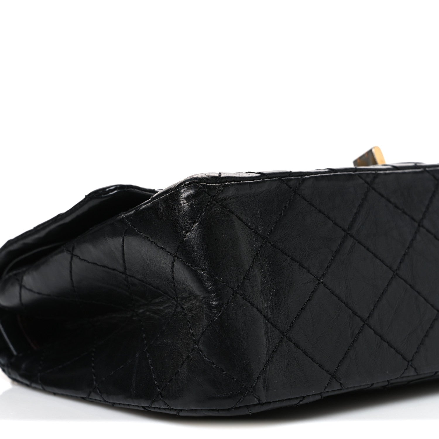 Chanel Aged Calfskin Quilted 2.55 Reissue 225 Flap Black 9 of 10