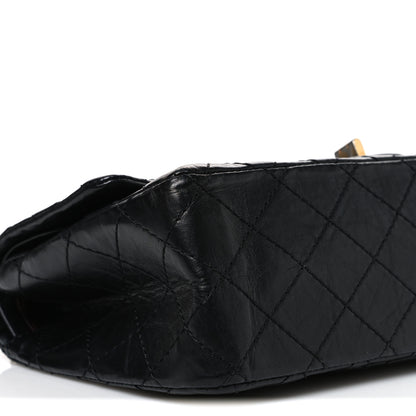 Chanel Aged Calfskin Quilted 2.55 Reissue 225 Flap Black 9 of 10