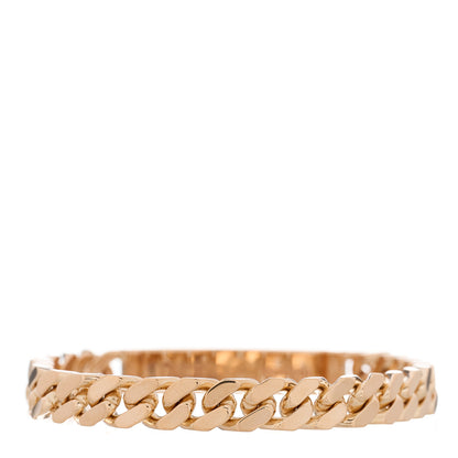 Hermes 18K Rose Gold Diamond PM Kelly Gourmette Bracelet SH 2 of 3