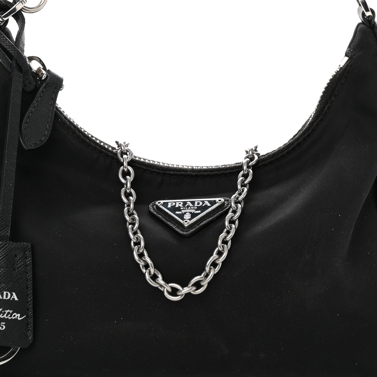 Prada Nylon Re-Edition 2005 Shoulder Bag Black 7 of 9
