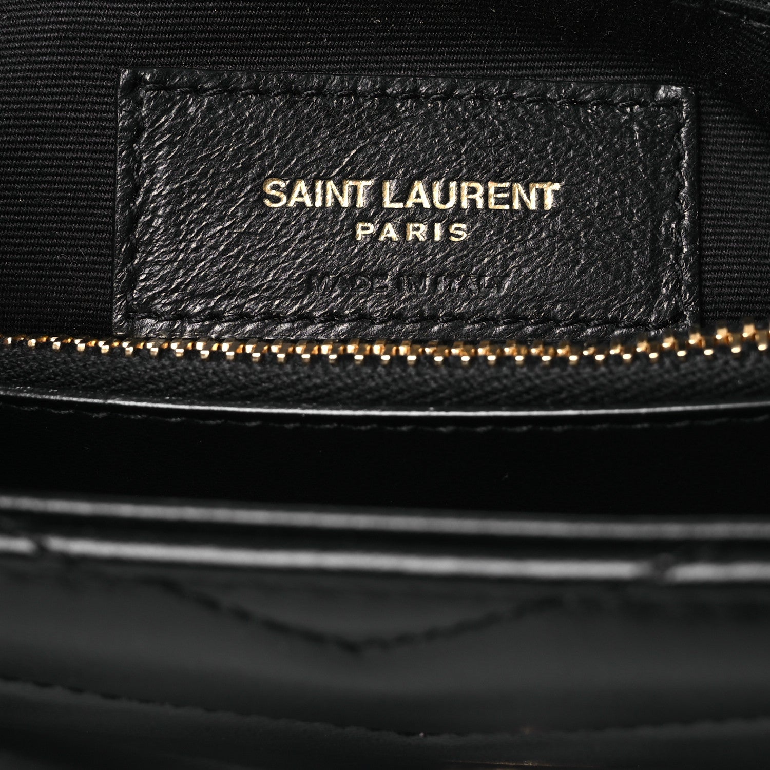 Saint Laurent Calfskin Y Quilted Monogram Medium Loulou Chain Satchel Black 8 of 15
