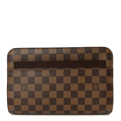 Louis Vuitton Damier Ebene Pochette Saint Louis Clutch 1 of 8