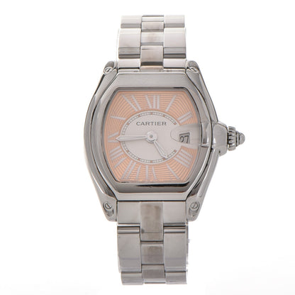 Cartier Stainless Steel 31mm Roadster Quartz Watch Pink 1 of 8