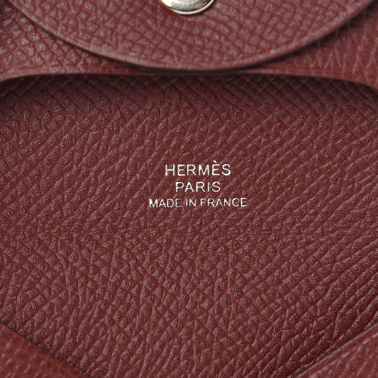 Hermes Epsom Bastia Coin Purse Rouge H 6 of 8
