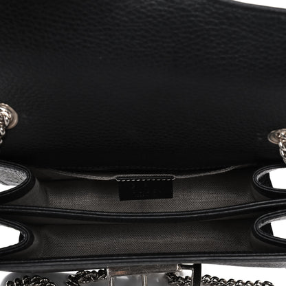 Gucci Dollar Calfskin Small Interlocking G Shoulder Bag Black 5 of 12