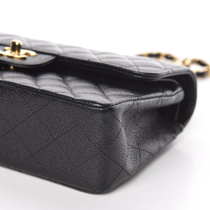 Chanel Caviar Quilted Small Double Flap Black 9 of 13