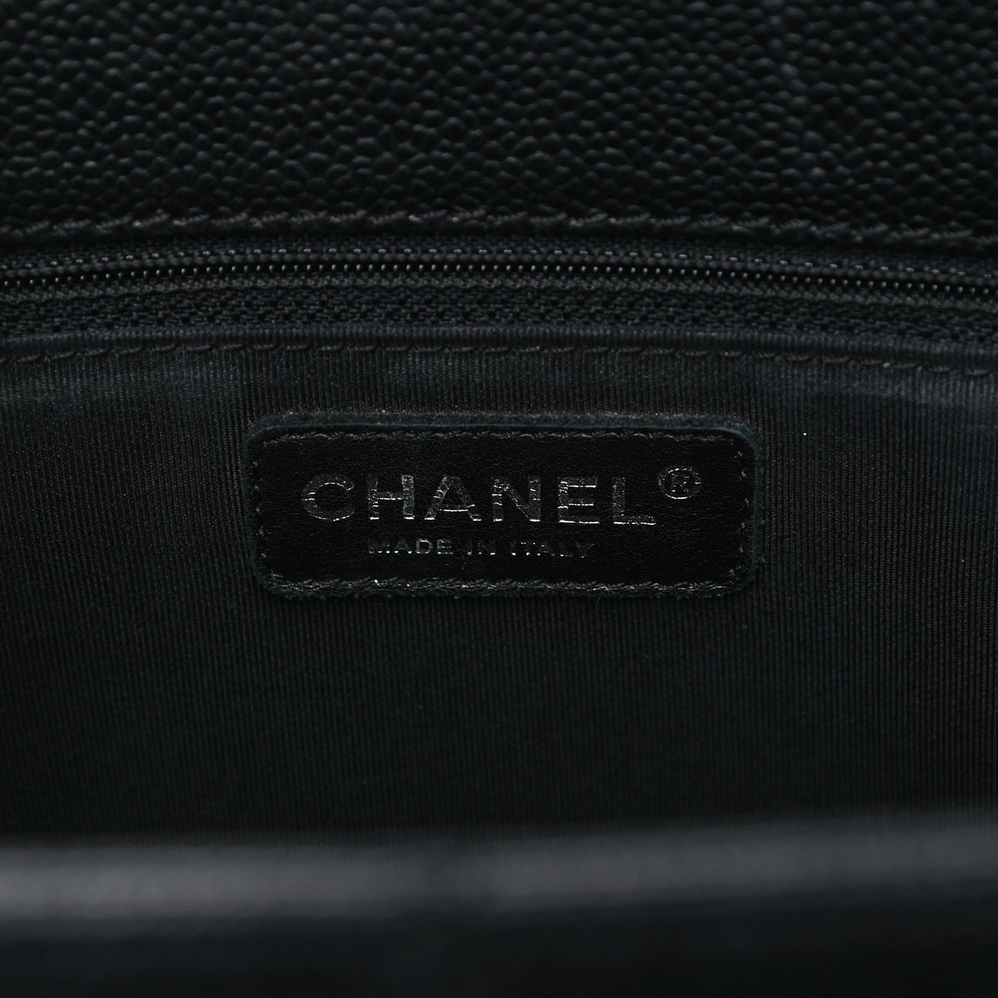 Caviar Quilted Grand Shopping Tote GST Black