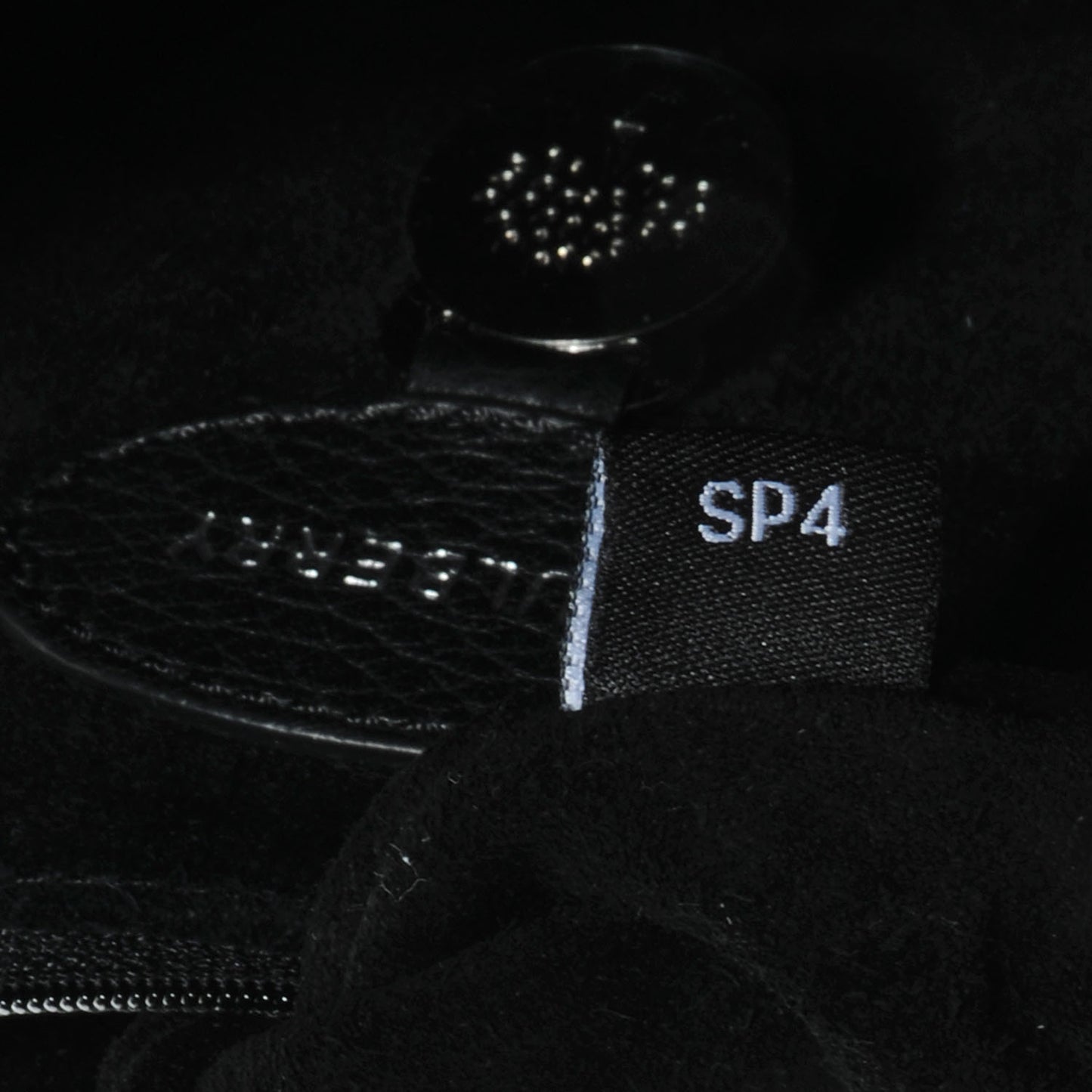 Soft Grain Leather Lily Flap Black
