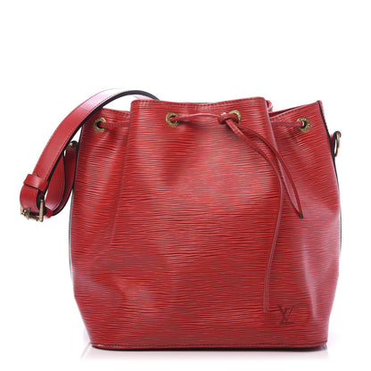 Louis Vuitton Epi Petit Noe Castillan Red 1 of 10
