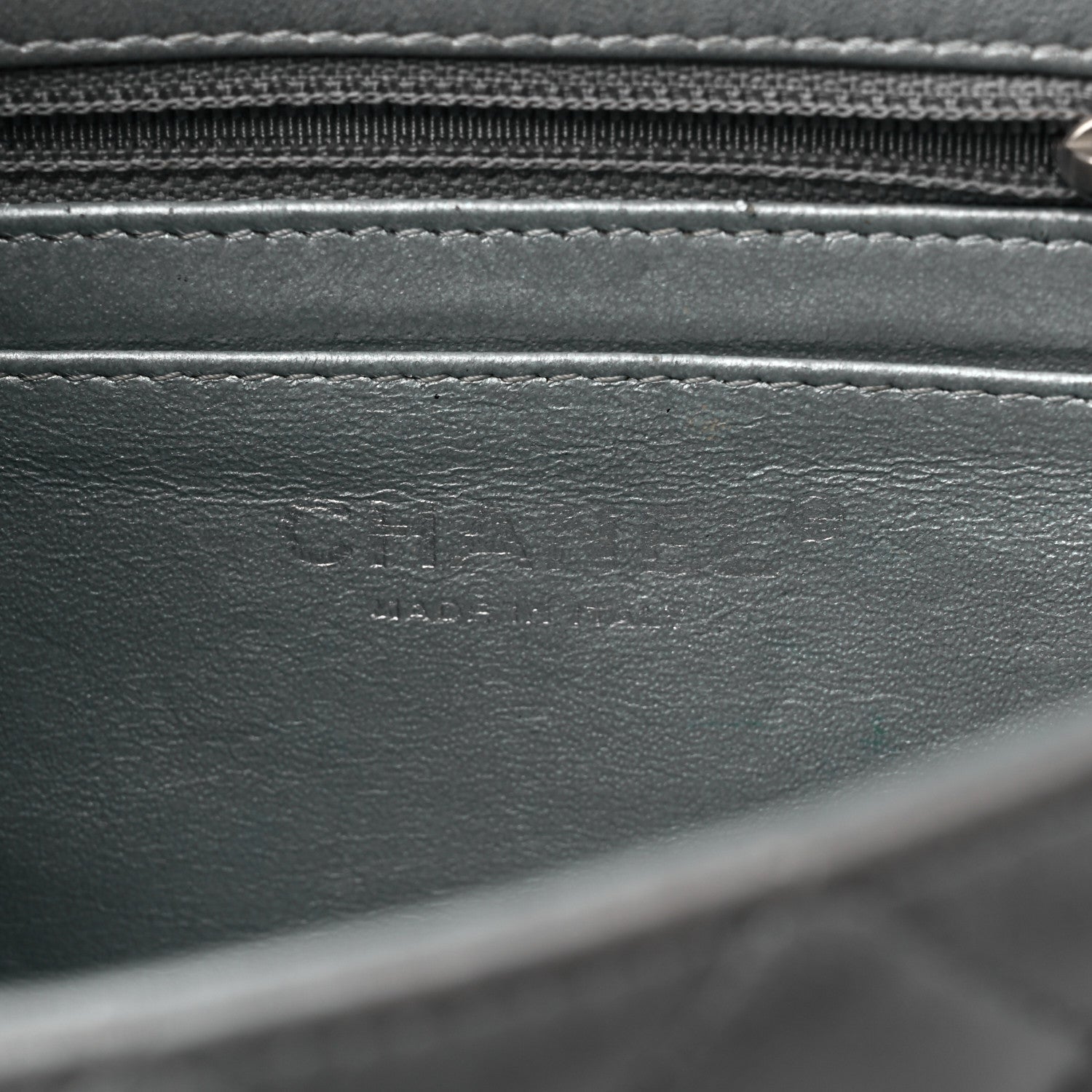 Chanel Metallic Calfskin Quilted Mini Rectangular Flap Ruthenium 6 of 15