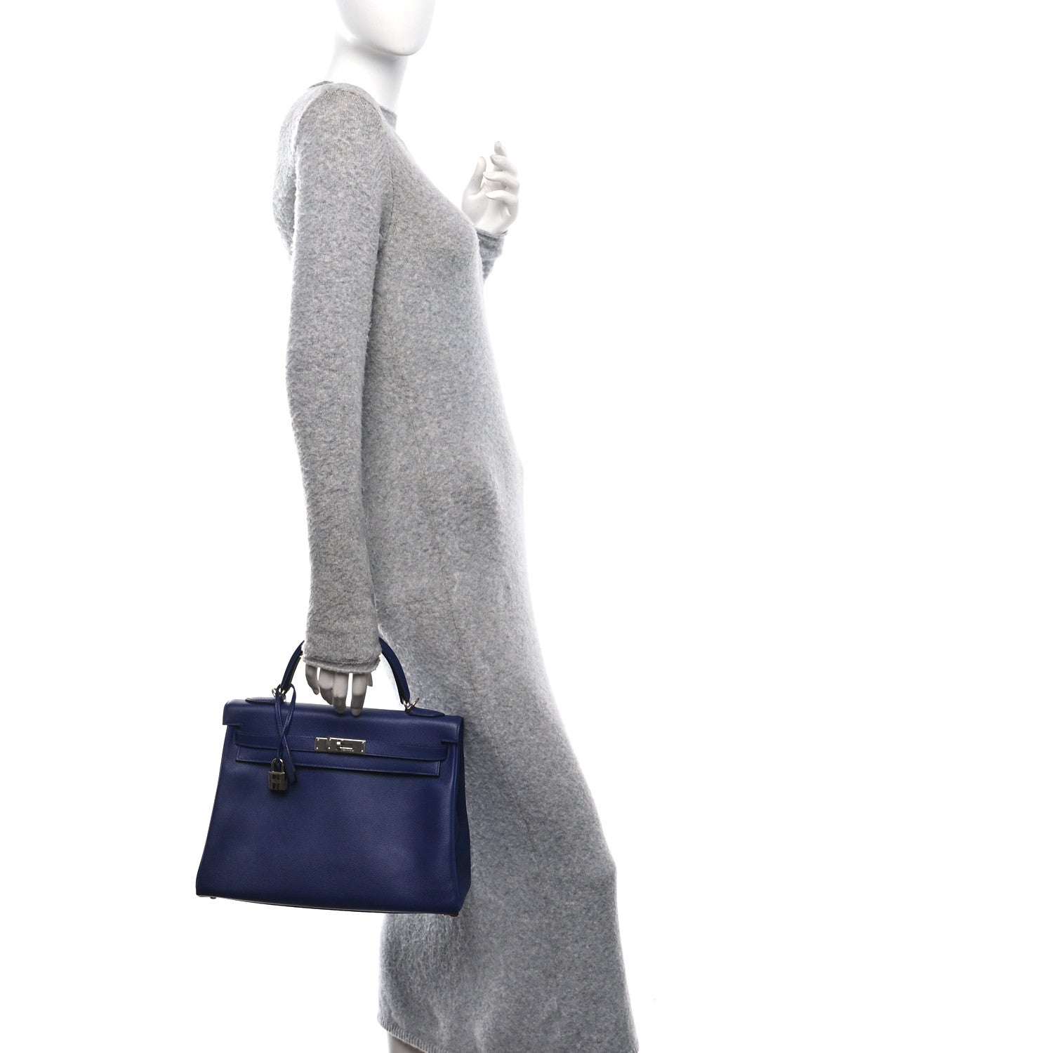 Hermes Evercolor Verso Kelly Retourne 32 Bleu Encre Bleu Zellige 2 of 13