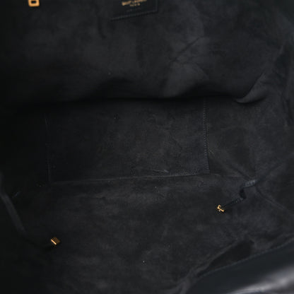 Saint Laurent Pony Hair Nappa Leopard Print Le 5 A 7 Bea Tote Manto Naturale 5 of 10