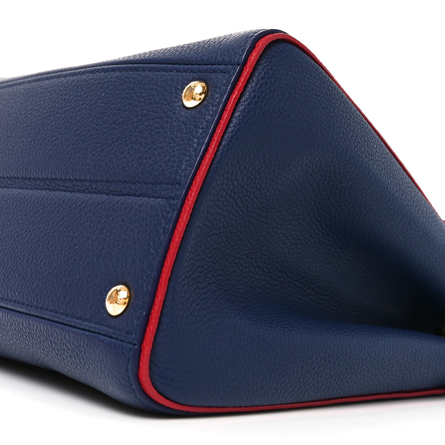 Louis Vuitton Grained Calfskin Monogram Double V Blue Marine 9 of 10
