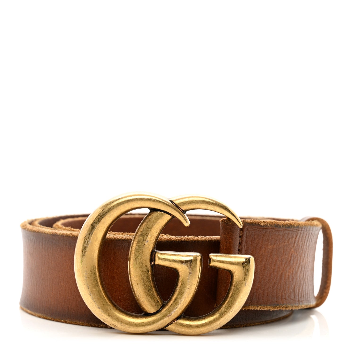 Gucci Faded Calfskin Double G 40mm Belt 95 38 Cuir 1 of 4