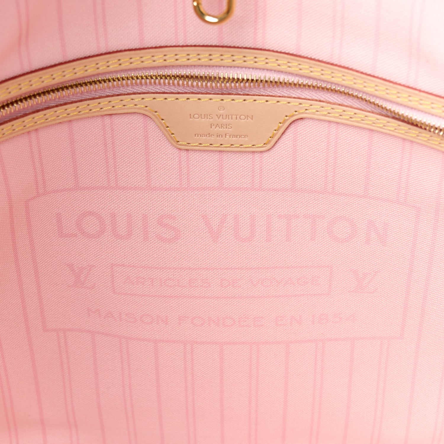 Louis Vuitton Damier Azur Neo Neverfull MM Rose Ballerine 7 of 13