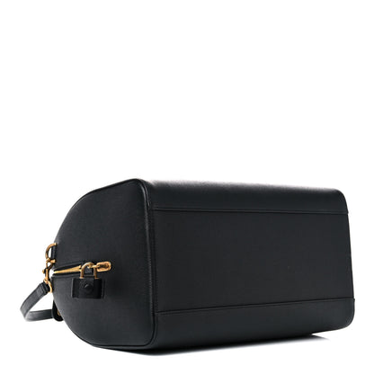 Balenciaga Grained Calfskin Medium Ville Bowling Bag Black 4 of 18