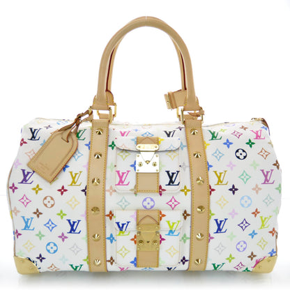 Louis Vuitton Monogram Multicolor Keepall 45 White 1 of 13