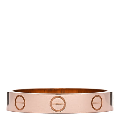 Cartier 18K Pink Gold 3.5mm LOVE Wedding Band Ring 57 8 3 of 5