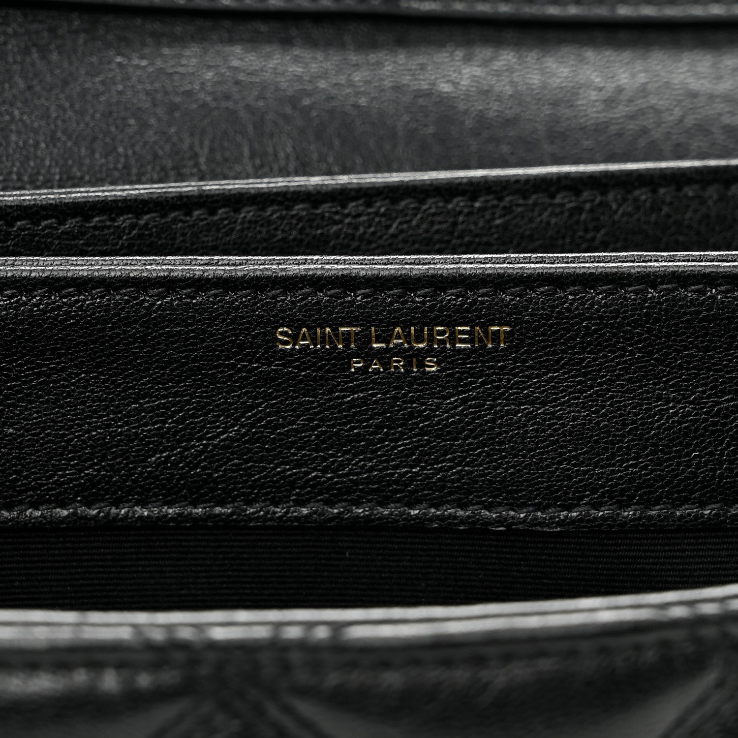 Saint Laurent Lambskin Quilted Small Becky Chain Bag Black 5 of 11