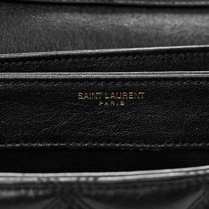 Saint Laurent Lambskin Quilted Small Becky Chain Bag Black 5 of 11