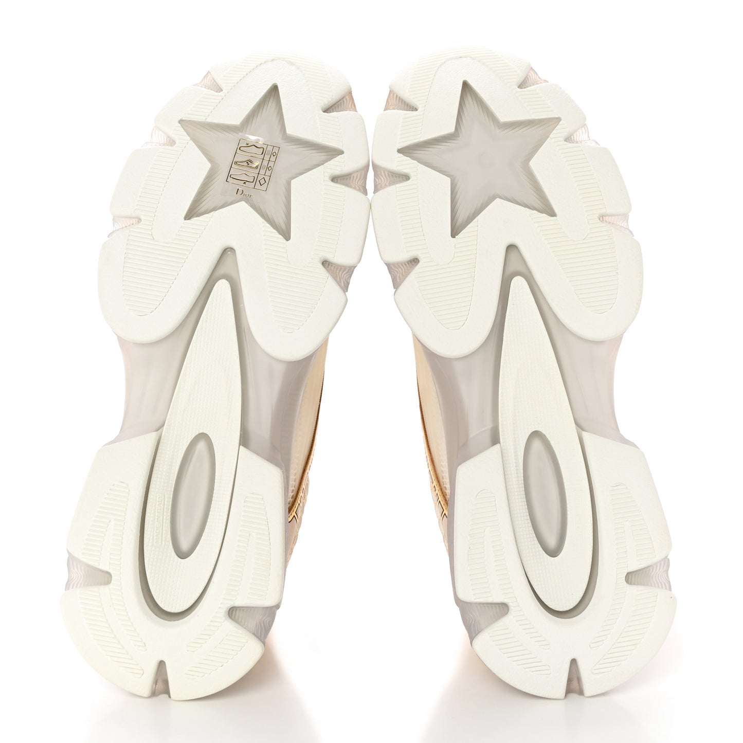 Matte Technical Fabric Mesh Dior Vibe Sneakers 39.5 White Gold