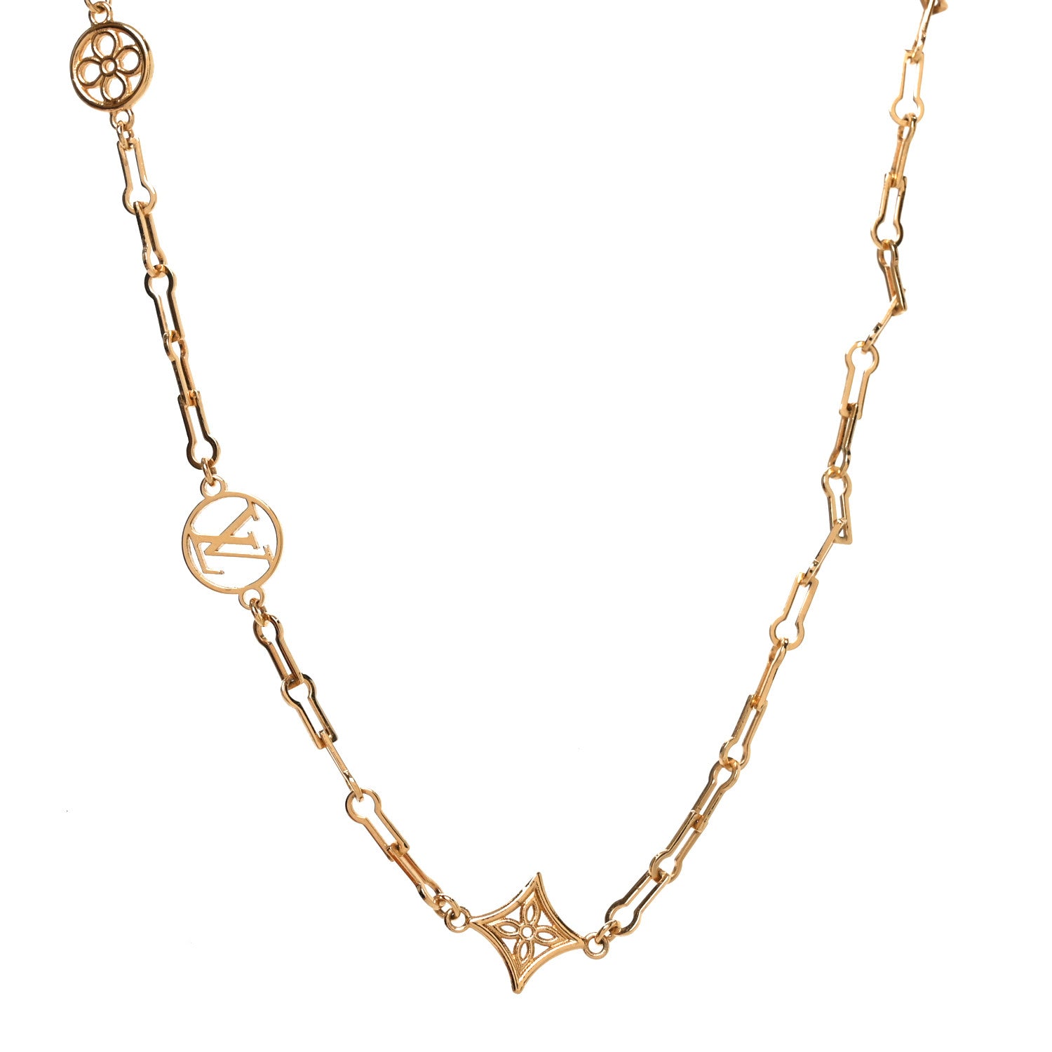 Louis Vuitton Metal Forever Young Short Necklace Gold 1 of 6