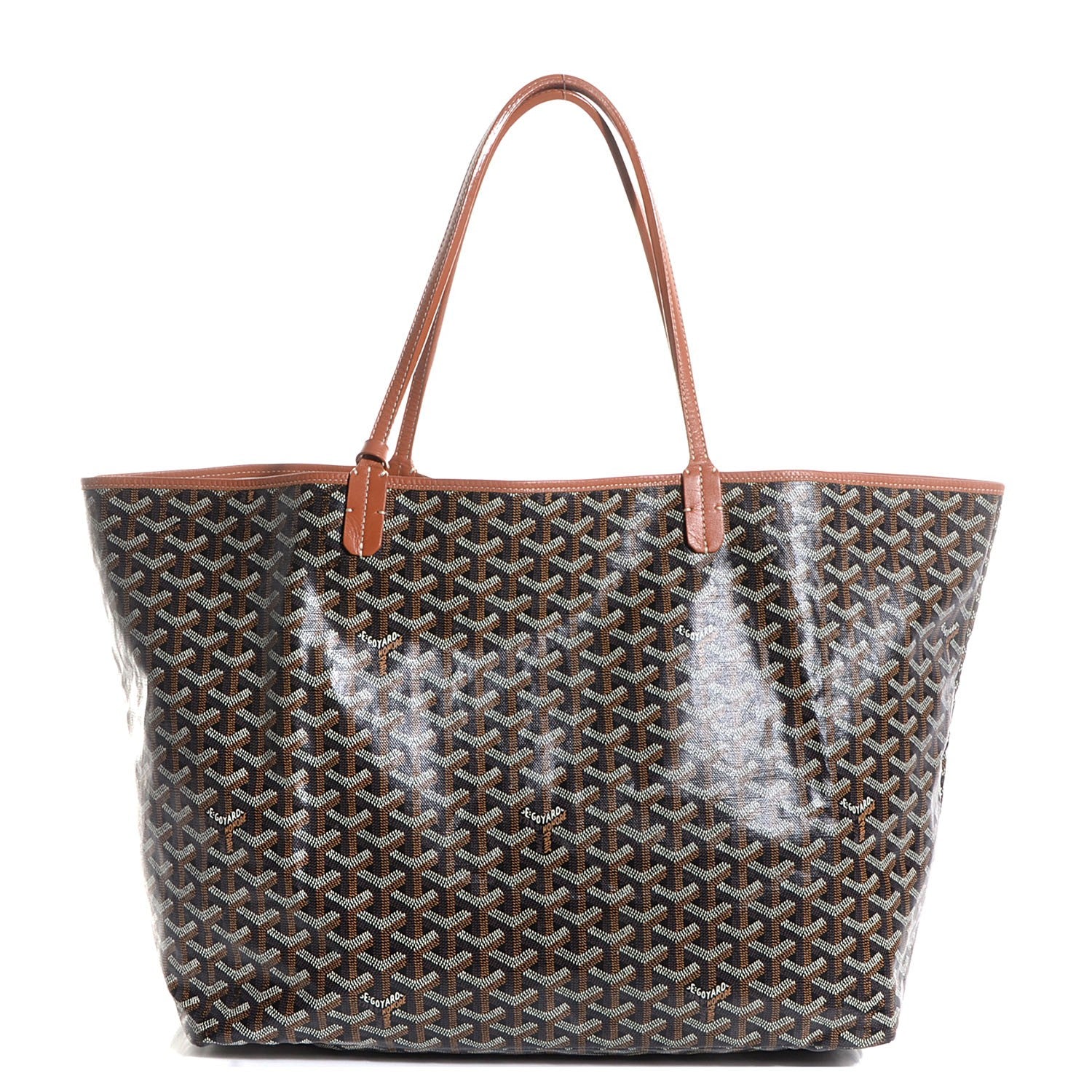 Goyard Goyardine Saint Louis GM Black Gold 3 of 9