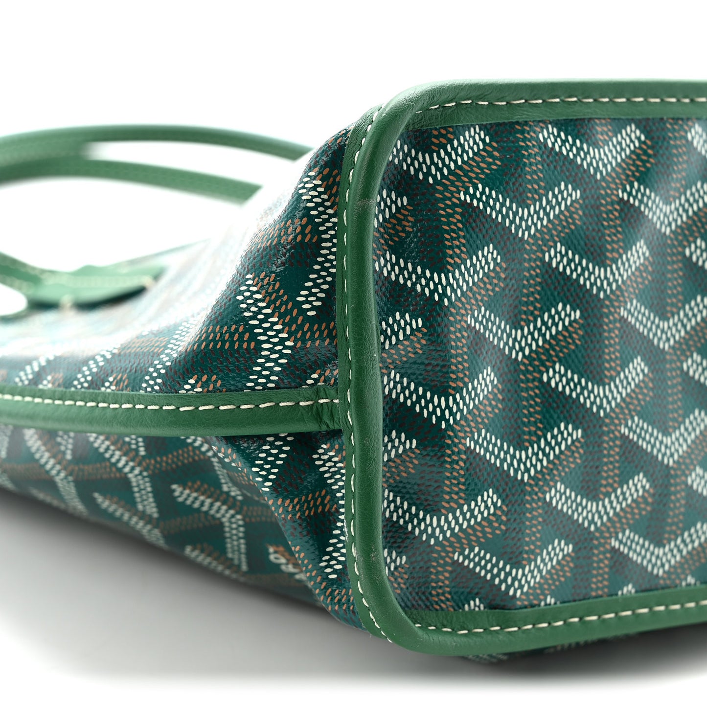Goyardine Reversible Mini Anjou Green
