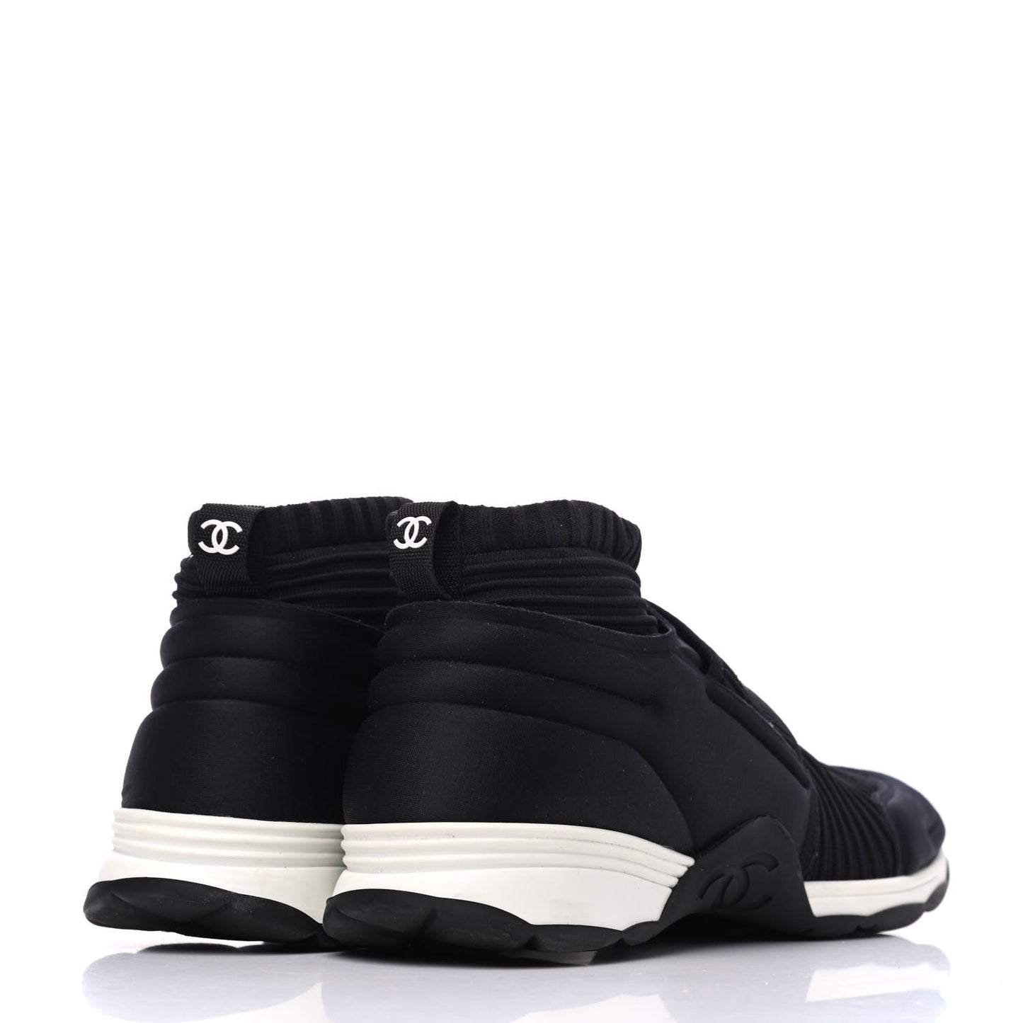 Stretch Fabric CC Sneakers 39 Black