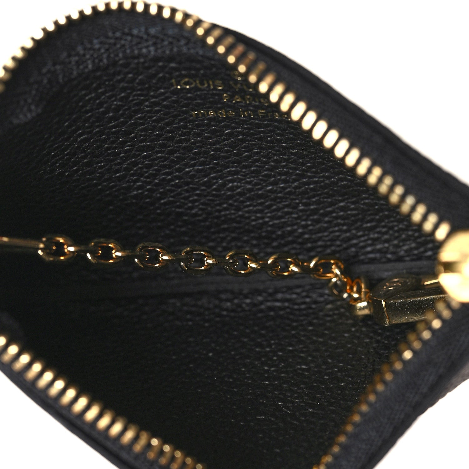 Louis Vuitton Empreinte Monogram Giant Key Pouch Black Beige 5 of 7