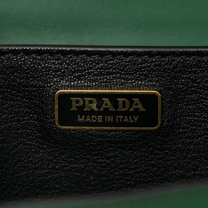Prada City Calf Saffiano Cahier Bag Biliardo Black 6 of 9