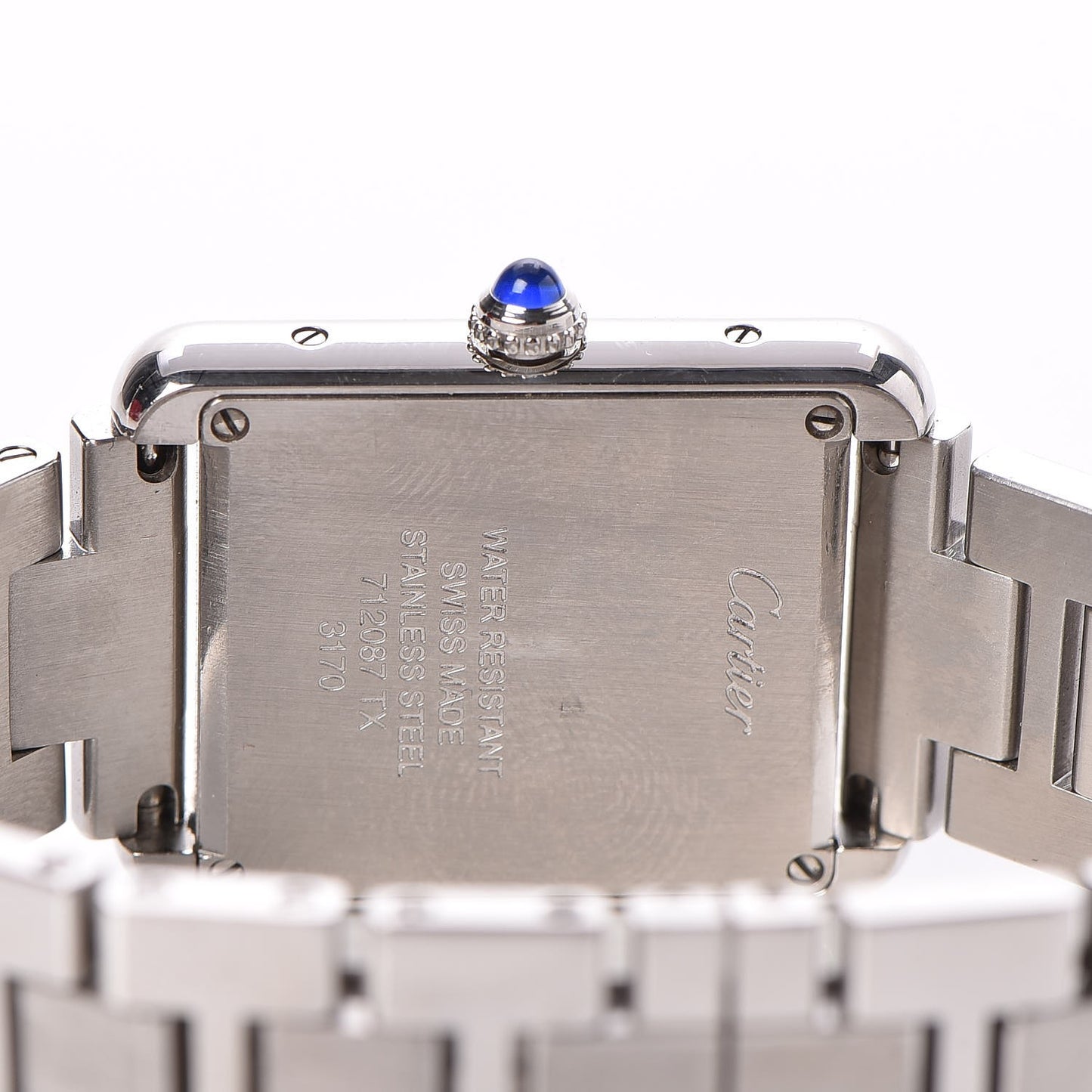 Stainless Steel 24mm Tank Solo Quartz Watch