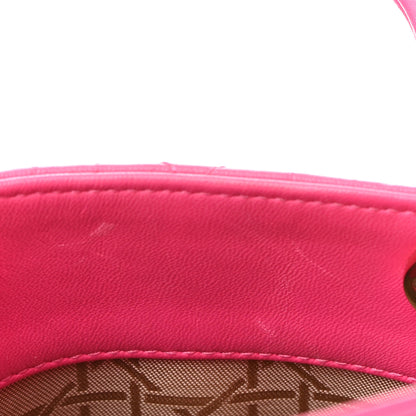 Christian Dior Lambskin Cannage Mini Lady Dior Fuchsia 11 of 12