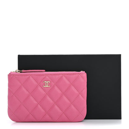 Chanel Caviar Quilted Small Cosmetic Case Pink 8 of 8