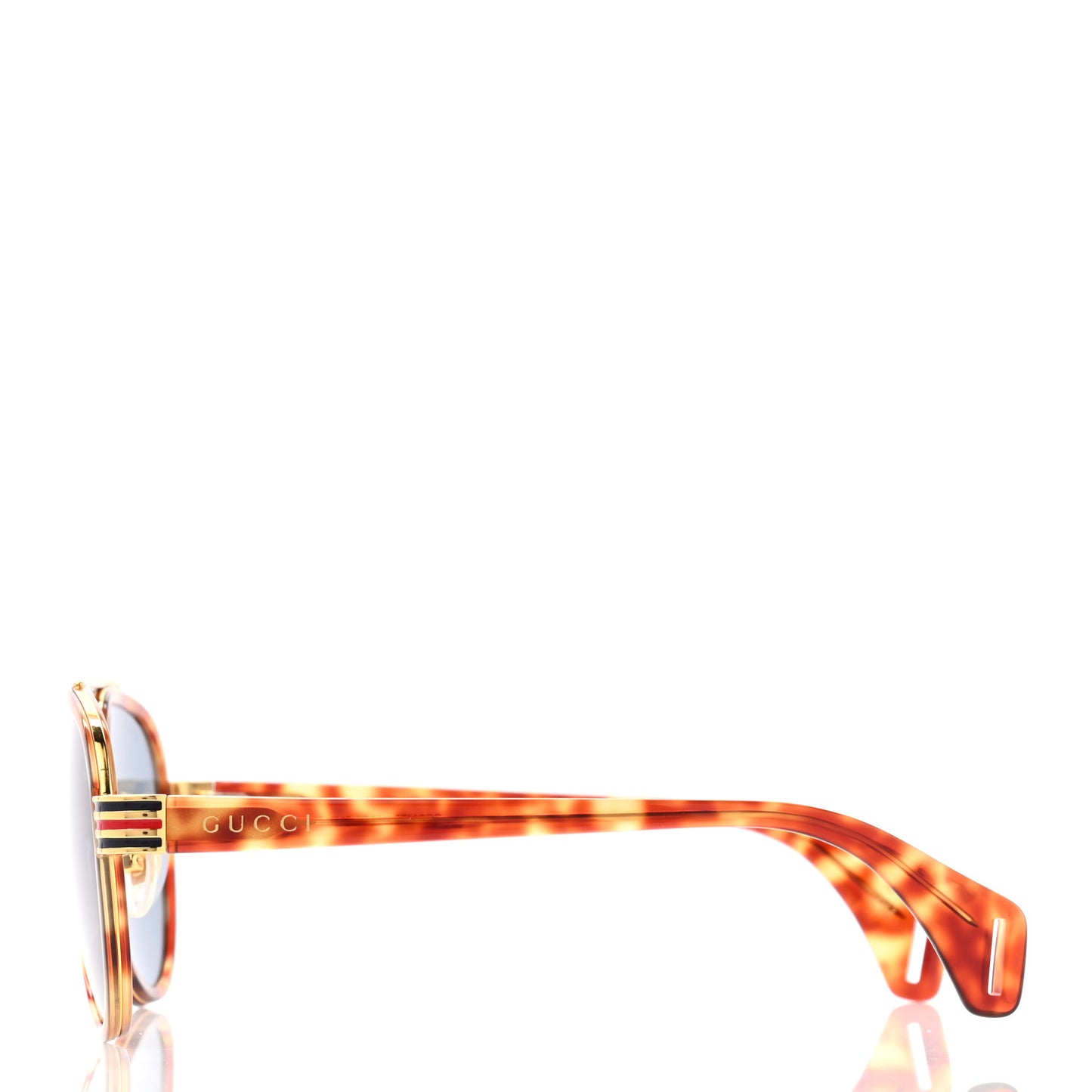Acetate Aviator Sunglasses GG0447S Tortoise