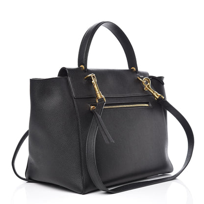 Celine Grained Calfskin Mini Belt Bag Black 3 of 14