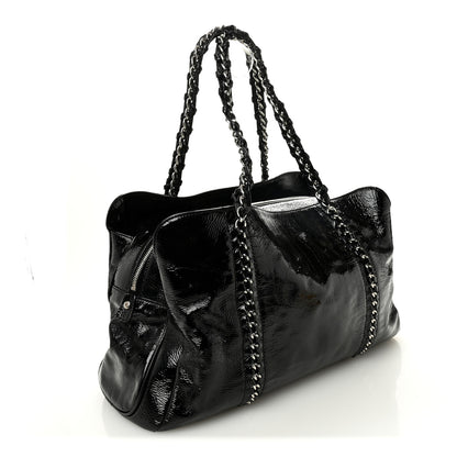 Chanel Patent Calfskin Large Luxe Ligne Tote Black 3 of 12