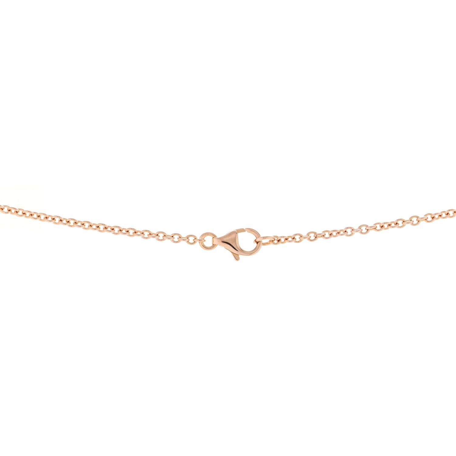Cartier 18K Pink Gold Interlocking LOVE Necklace 4 of 6