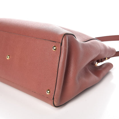 Fendi Vitello Elite Flamingo Regular 2Jours Tote Terracotta 7 of 13