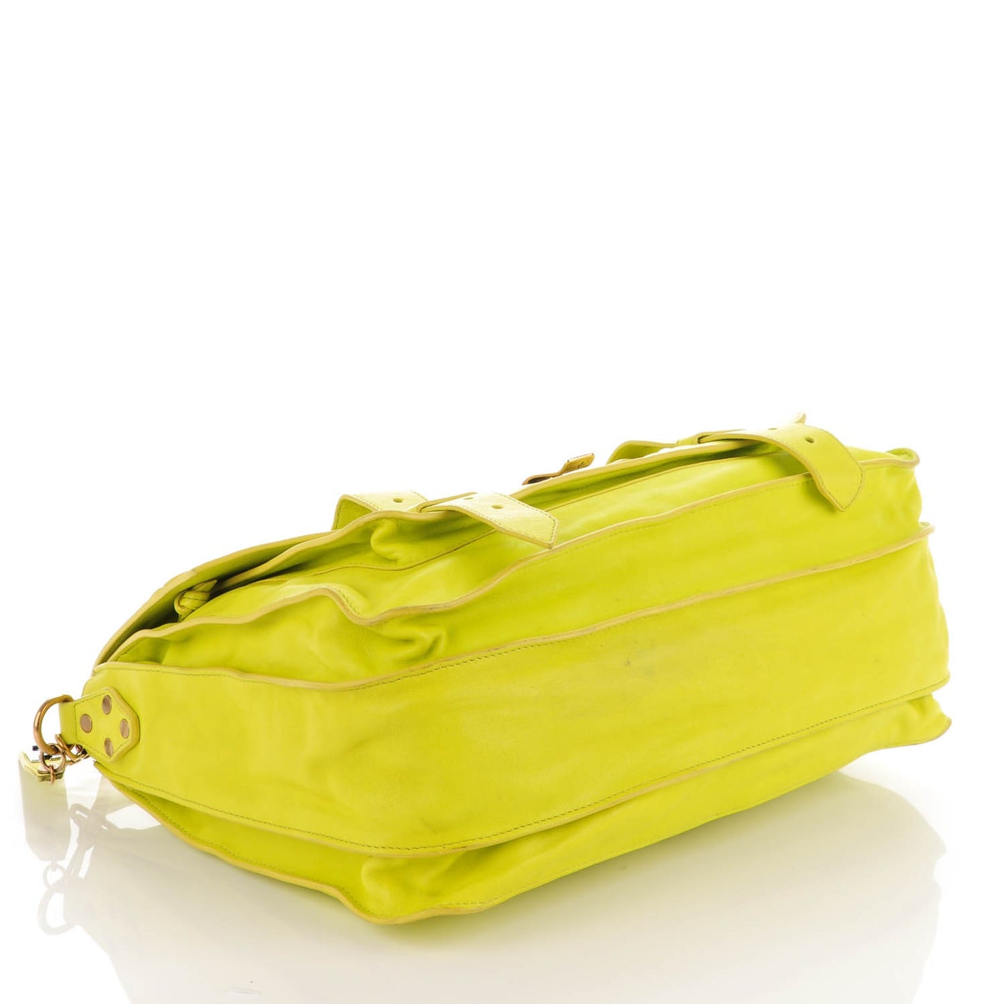 Lambskin Large PS1 Satchel Citron