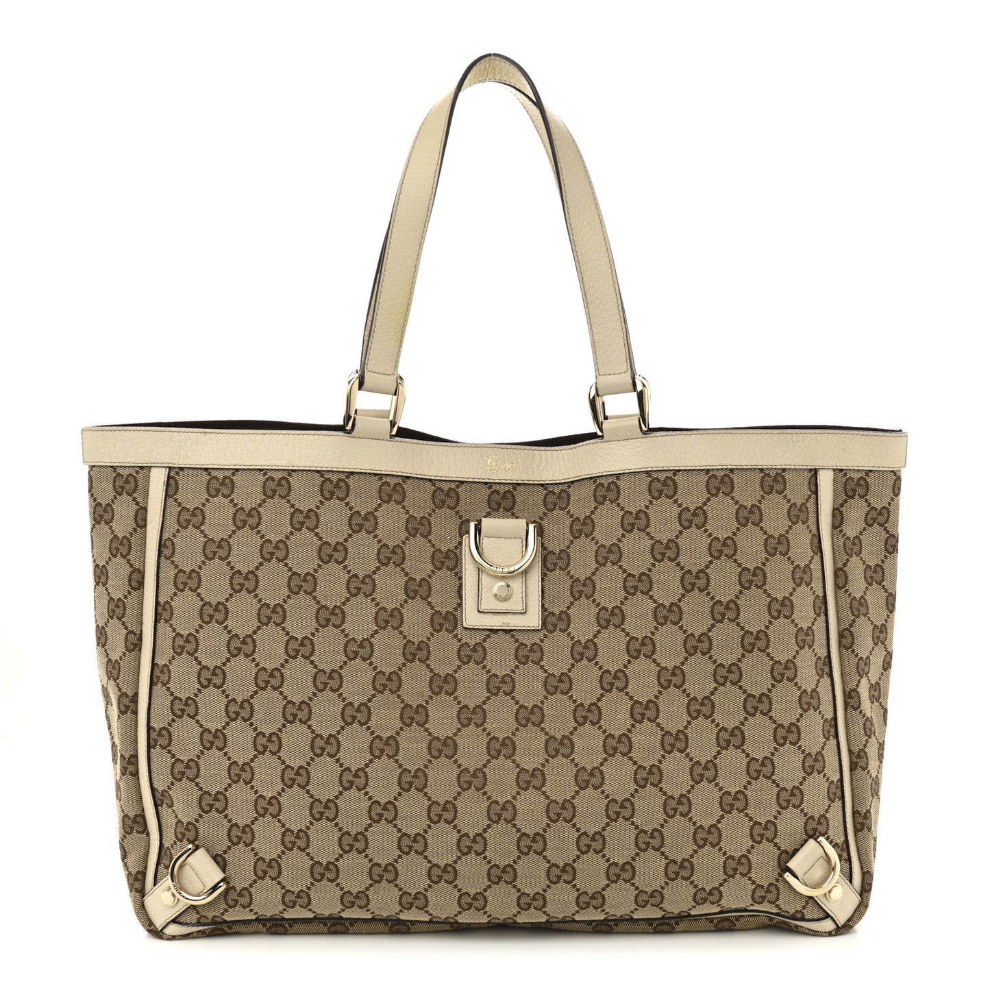 Monogram Large Abbey Tote Off White