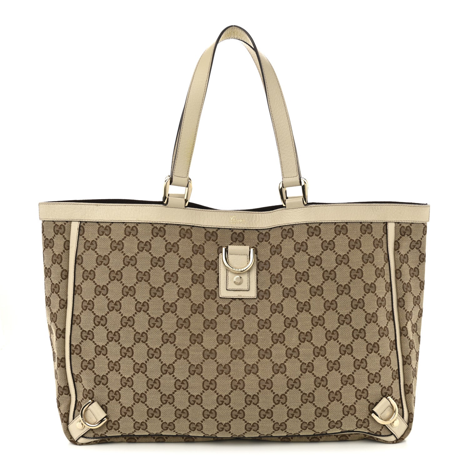 Gucci Monogram Large Abbey Tote Off White 1 of 14