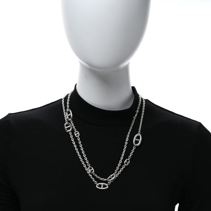 Hermes Sterling Silver Farandole Necklace 120 2 of 4